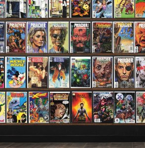Huge Lot 150+ Comics with Wally The Wizard, Warp, Preacher & More!
