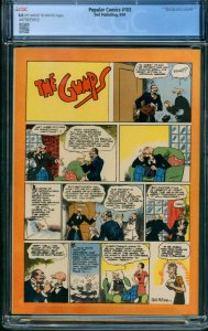Popular Comics #103 Dell Publishing 1944 CGC 8.0 Terry and the Pirates