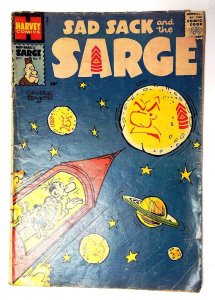 Sad Sack and the Sarge #9 (1958) Harvey Comics 1st Print Comic Book