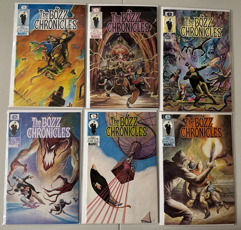 Bozz Chronicles set #1-8 Epic 8 different books 8.0 VF (1985 to 1986)
