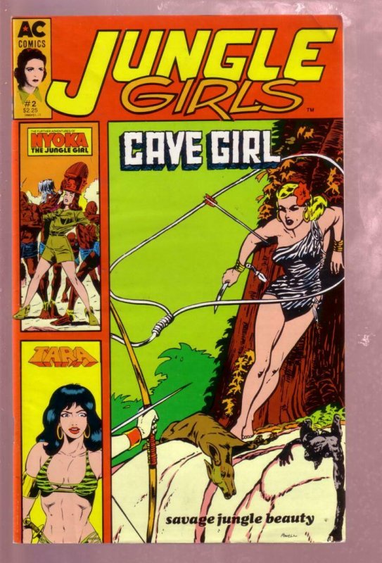 JUNGLE GIRLS #2 1989 NYOKA CAVE GIRL-VICTORIA VERTI PIX VF