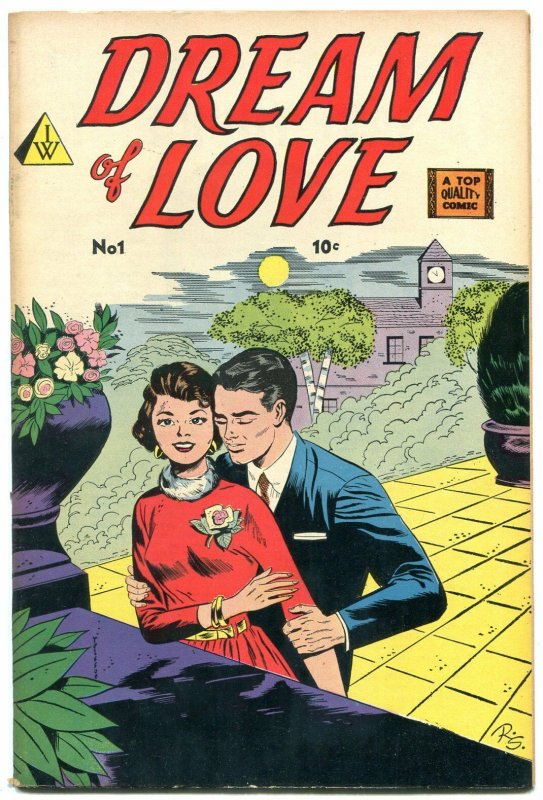 Dream of Love #1 1958- IW Romance- Bob Powell FN