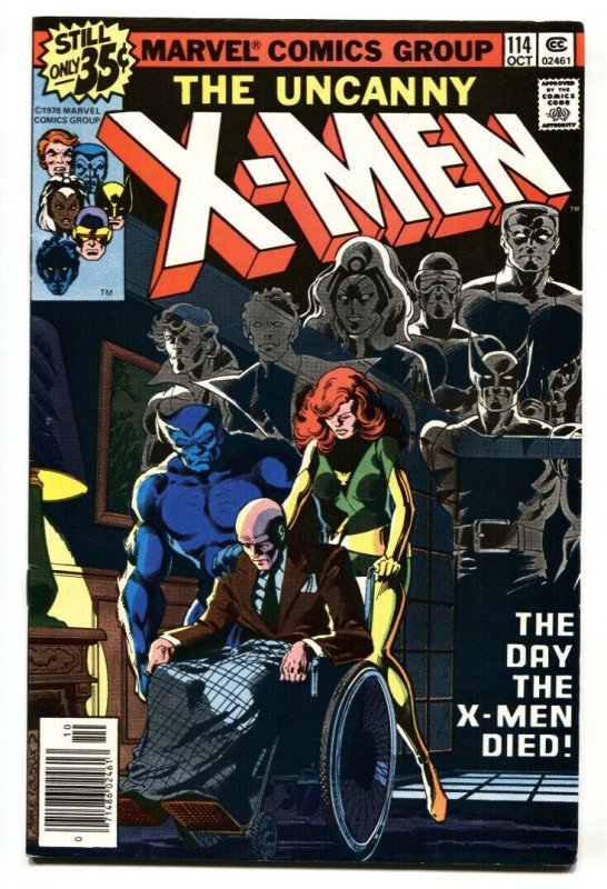 X-MEN #114 1978-MARVEL COMICS-ghost cover VF