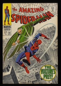 Amazing Spider-Man #64 VG/FN 5.0 Vulture! Marvel Comics Spiderman