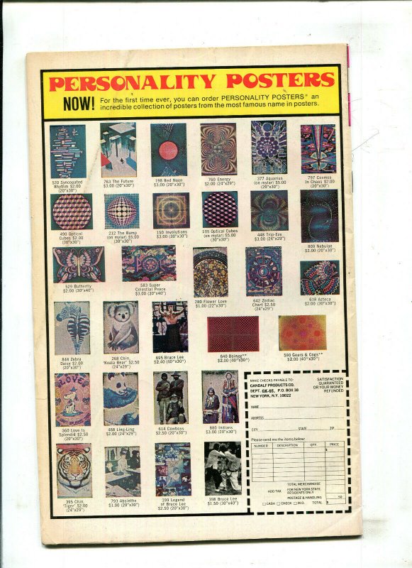 WALT DISNEY UNCLE SCROOGE #130 (6.0) 1976