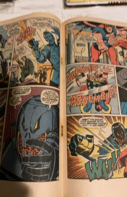 The Avengers #68 (1969)the vision falls some tanning