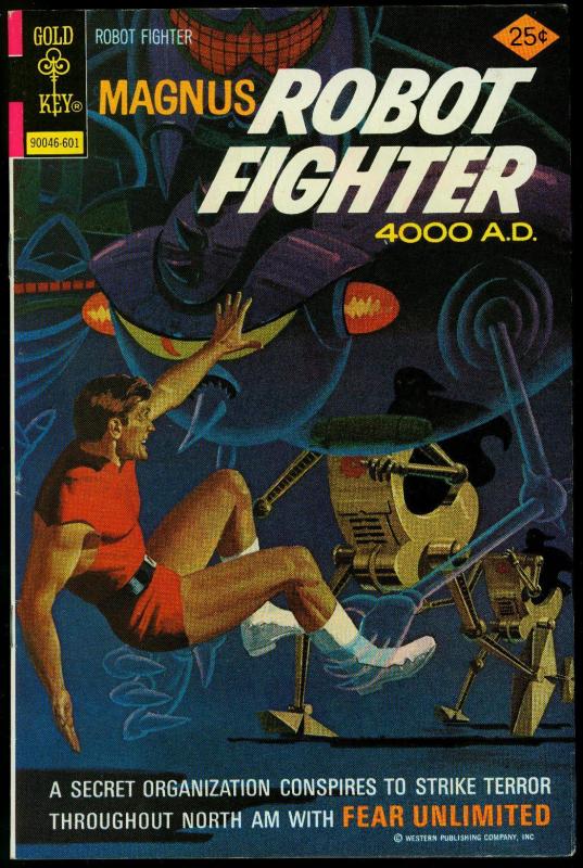 Magnus Robot Fighter #42 1976- Gold Key Sci-fi comic VF