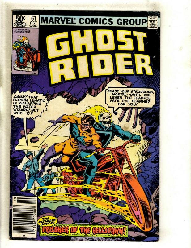 7 Marvel Comic Books Ghost Rider 52 61 62 X-Men 1 Ka-Zar 2 Daredevil 199 300 RM1
