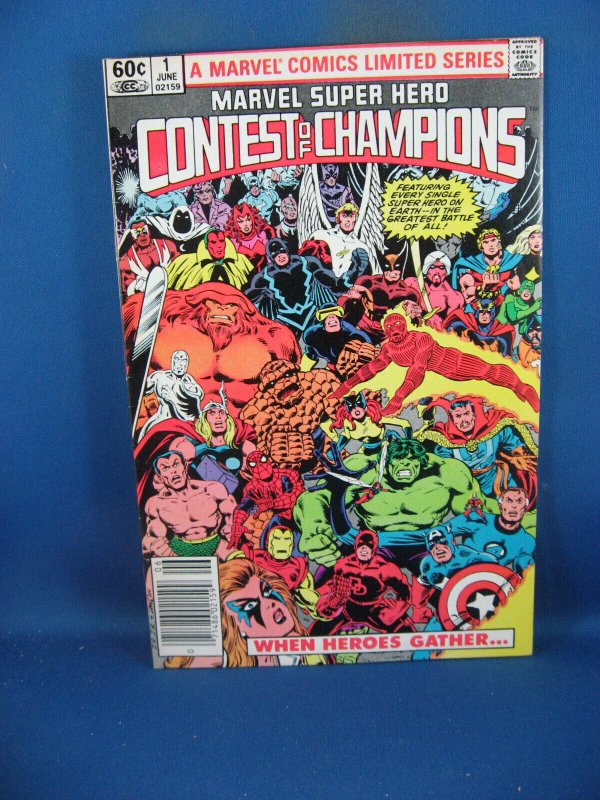 MARVEL SUPER HERO CONTEST OF CHAMPIONS 1 VF NM 1982