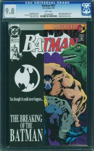Batman #497 (1993) CGC 9.8 NMMT