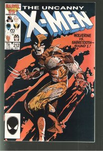 XMEN 212 VF/NM OR BETTER;1st WOLVERINE vs. SABRETOOTH