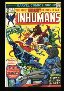 Inhumans #1 VG+ 4.5