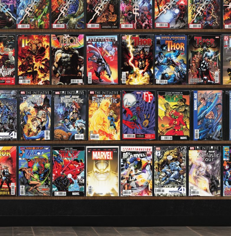 Huge Lot 150+ Comics with Fantastic Four, Incredible Hulks, Thor & More!