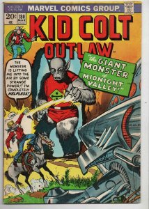 Kid Colt Outlaw #180 VINTAGE 1974 Marvel Comics Jack Kirby Giant Monster