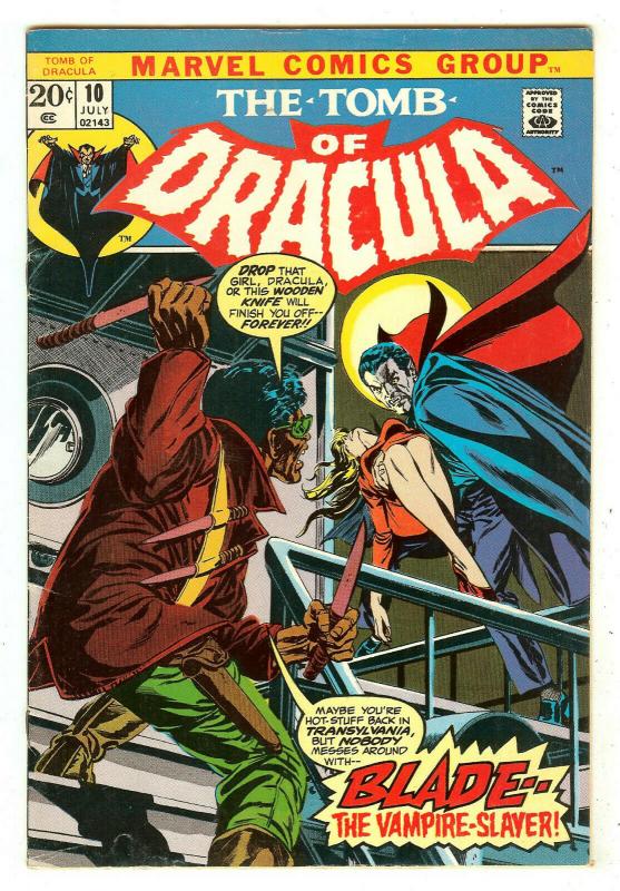 Tomb Of Dracula 10   1st Blade The Vampire Slayer