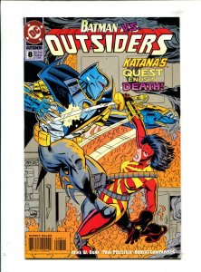 Outsiders #8 - Paul Pelletier Art (9.0) 1994
