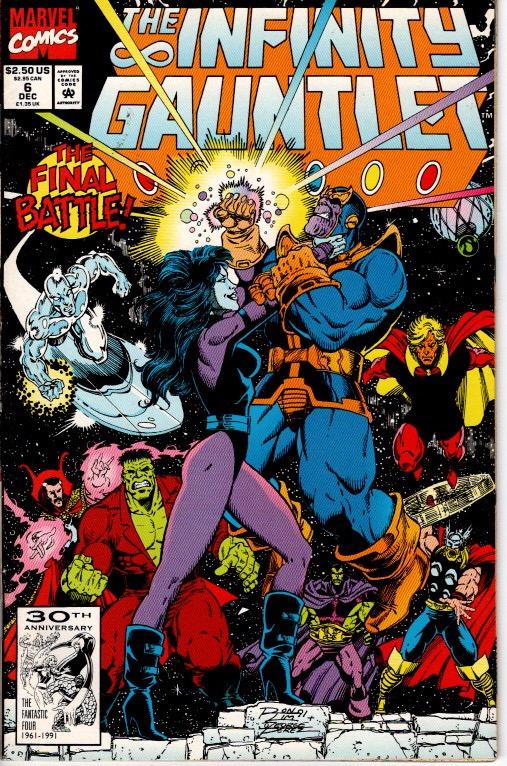 INFINITY GAUNTLET #2 & #6 NEAR MINT $20.00