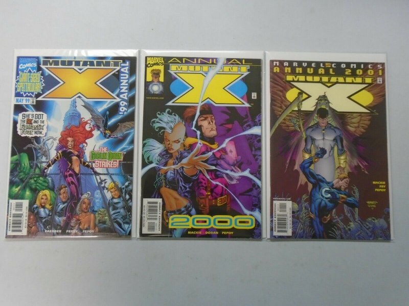 Mutant X set #1-32 + 3 Annuals 8.5 VF+ (1998-2001 1st Series)