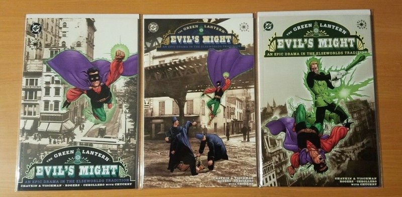 Green Lantern Evil's Might 1-3 Complete Set Run! ~ NEAR MINT NM ~ 2002 DC Comics