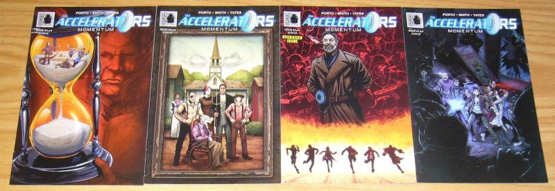 the Accelerators: Momentum #1-4 VF/NM complete series  blue juice comics 2 3 set