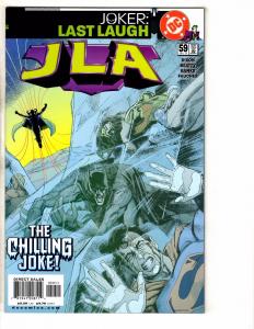 Lot Of 10 JLA DC Comic Books # 57 58 59 60 62 63 64 65 66 67 Batman Flash J261 