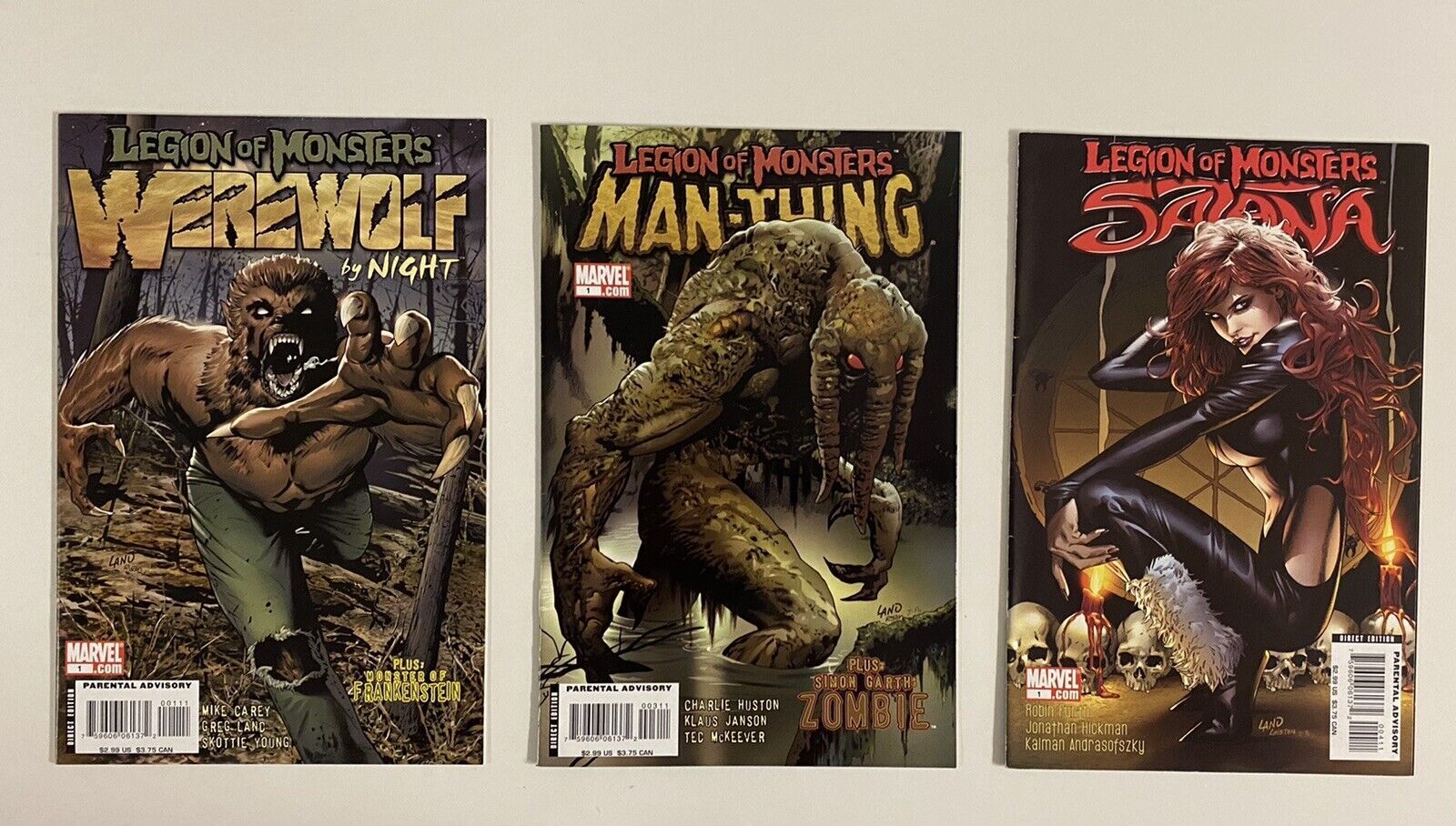 Legion of Monsters Satana 1 Werewolf by Night 1 Man-Thing 1 Comic