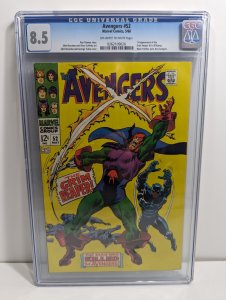 The Avengers #52 (1968) 1at Grim Reaper. CGC 8.5