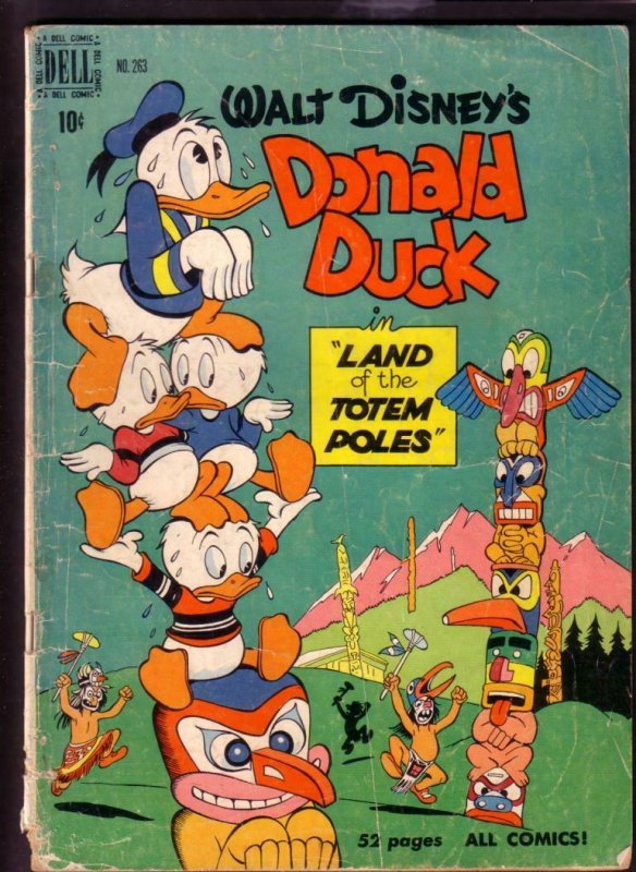 Four Color #263 CARL BARKS-Donald Duck Land Of The Totem Poles