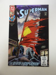 Superman #75 (1993) Death of Superman 3rd print VF+ condition