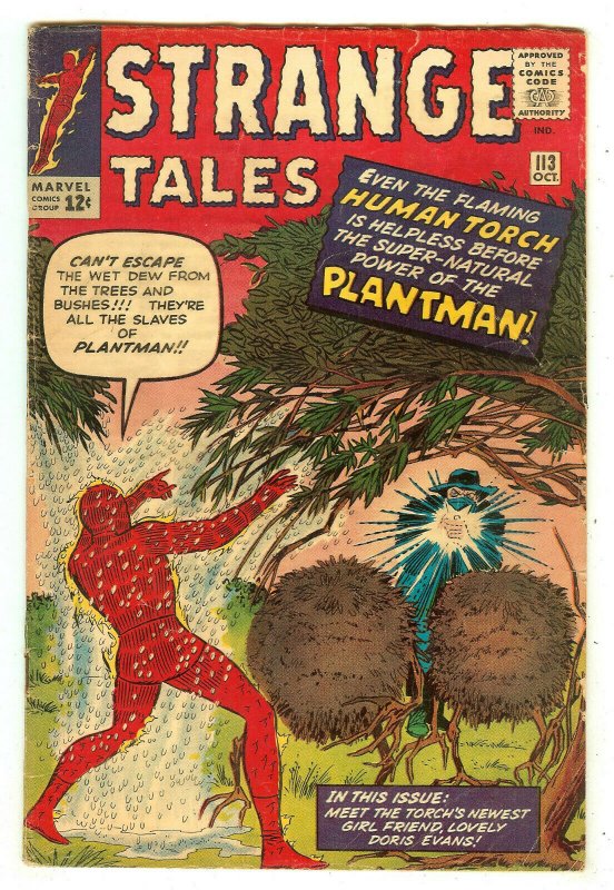 Strange Tales 113   Origin & 1st Plantman