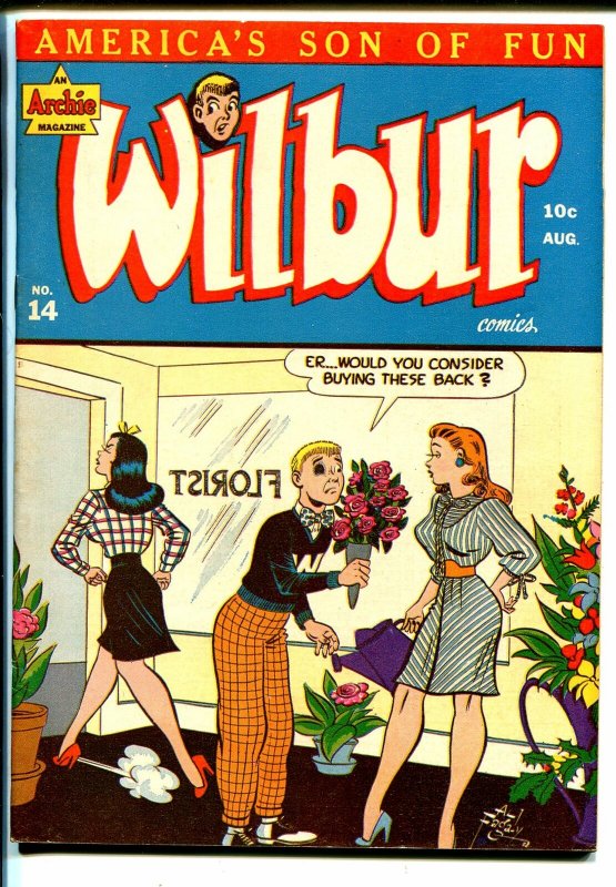 Wilbur #14 1947-MLJ-spicy Good Girl Art-Katy Keen-Bill Woggon-lingerie poses-NM