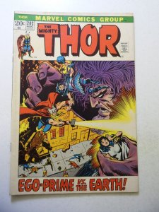 Thor #202 (1972) VG+ Condition moisture stains on bc