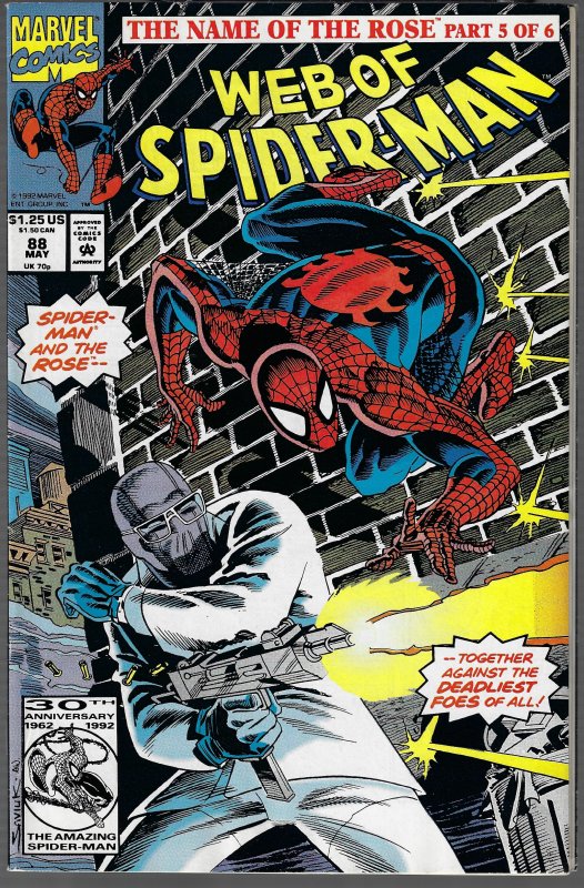 Web of Spider-man #83,88,94,96,97  (DC, 1991-92) - 5 Issues