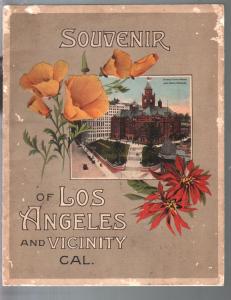 Souvenir Book of Los Angeles and Vicinity 1913-post card type views-VG