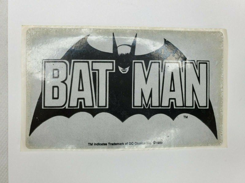  Batman Stickers Vintage 1989 DC comics lot of 2  