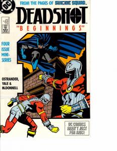 Lot Of 2 DC Comic Book Deadshot #1 and Doom Patrol #1 KS11