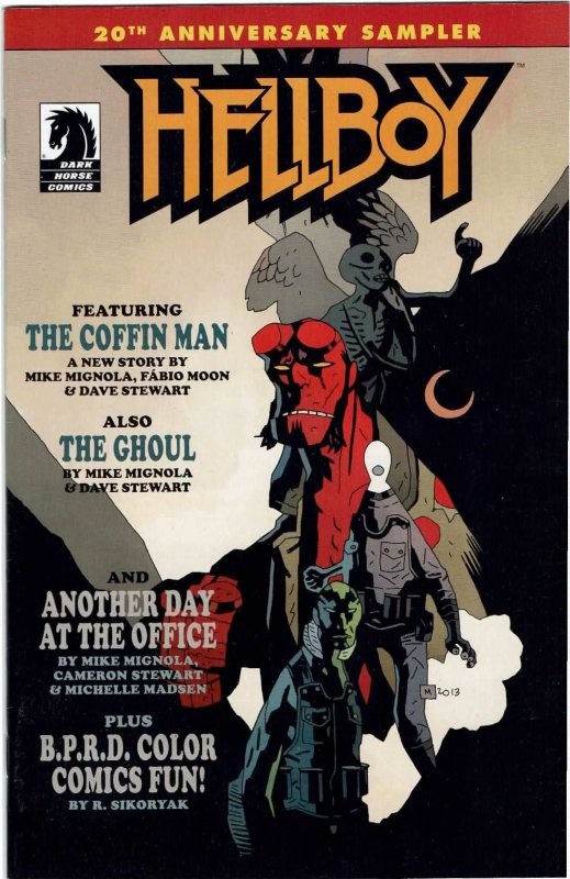 Hellboy 20th Anniversary Sampler #1 (2014) Mike Mignola One-Shot NM