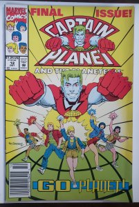 Captain Planet 12 final issue of run Newsstand copy