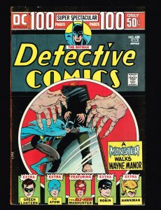 Detective Comics #438 ~A Monster Walks Wayne Manor ~ 1973 (8.5) WH