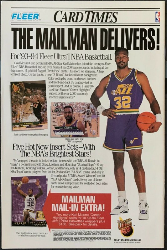 DEMOLITION MAN Comic Issue 3 - Sylvester Stallone — 1994 DC Comics F+ Condition