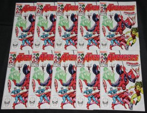 Marvel Bronze Age AVENGERS #236 - 10pc Mid-High Grade Comic Lot VF-MT Spider-Man