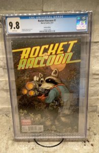 Rocket Raccoon #1 CGC 9.8 David Petersen Variant (2014)