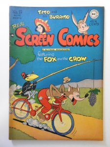 Real Screen Comics #19 (1948) FR Condition Cover detached