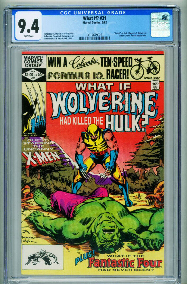 What If #32 cgc 9.4 comic book Wolverine killed HULK-Marvel-3912679022