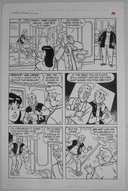 STAN GOLDBERG ORIGINAL ART! Archie & Friends #28,Pets for Sale 11 page story!