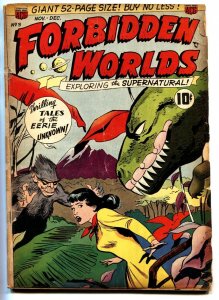Forbidden Worlds #3 --1951-- Lair of Vampire --comic book--Horror--Golden-Age
