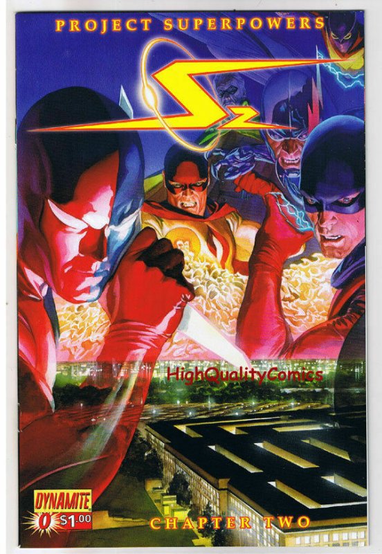 PROJECT SUPERPOWERS  #0 Volume 2, NM+, ALex Ross, 2008, more in store