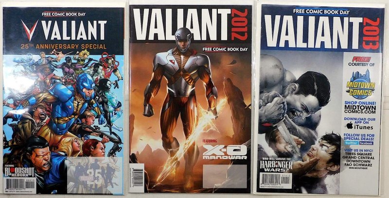 FCBD Valiant Lot 3 #2012, 2013, 2015 2015 Valiant Faith Herbert Comics