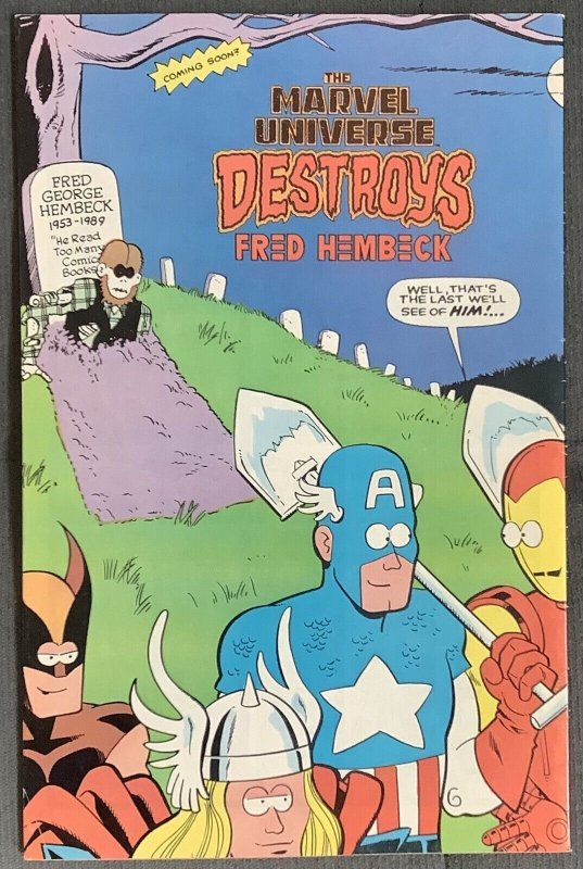 Fred Hembeck Destroys the Marvel Universe #1 (1989, Marvel) FN/VF