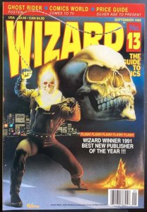 Wizard: The Guide to Comics #13 - Ghost Rider cover